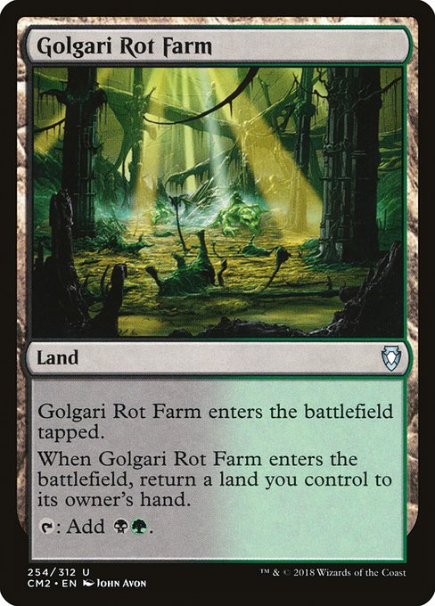 Golgari Rot Farm - Commander Anthology Volume II Uncommon Card