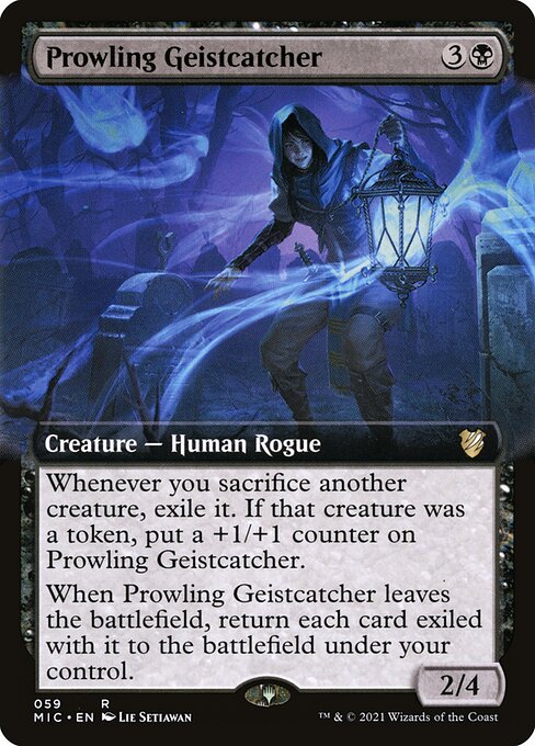 Prowling Geistcatcher - Midnight Hunt Commander Rare Card