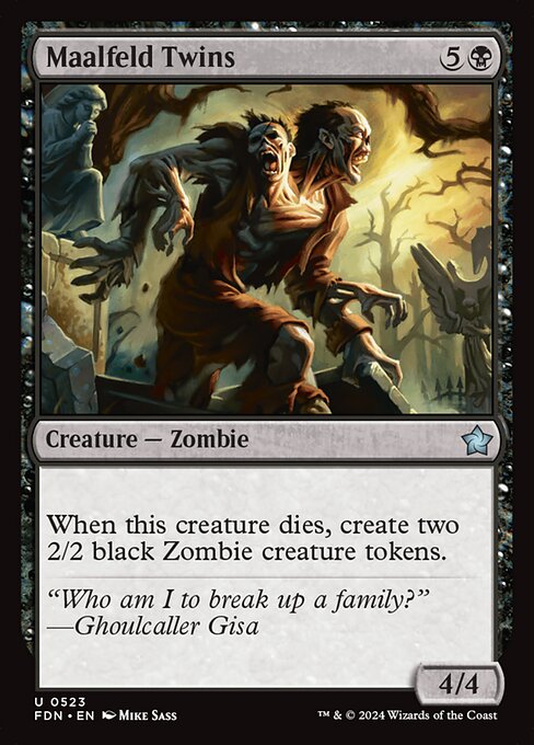 Maalfeld Twins - Foundations Uncommon Card