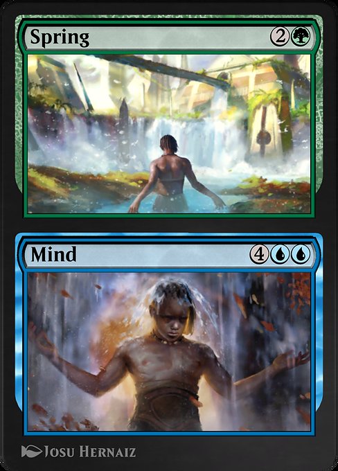 Spring // Mind - Amonkhet Remastered Uncommon Card