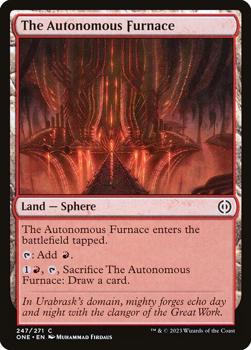 The Autonomous Furnace - Phyrexia: All Will Be One Common Card