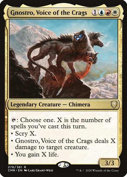 Gnostro, Voice of the Crags - Commander Legends Rare Card