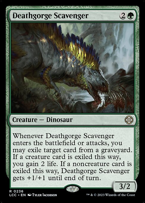 Deathgorge Scavenger - The Lost Caverns of Ixalan Commander Rare Card