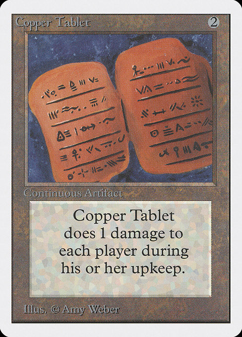 Copper Tablet - Unlimited Edition Uncommon Card