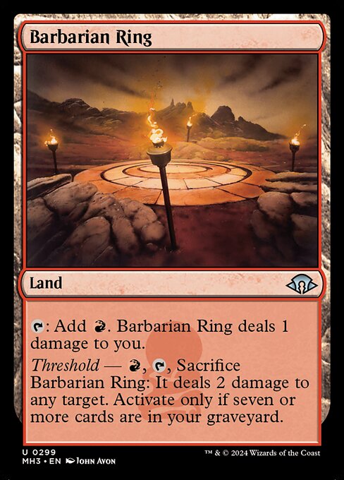 Barbarian Ring - Modern Horizons 3 Uncommon Card