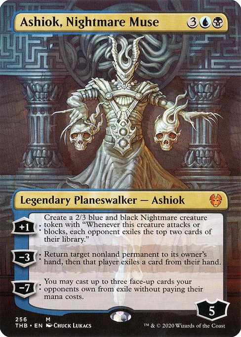 Ashiok, Nightmare Muse - Theros Beyond Death Mythic Card