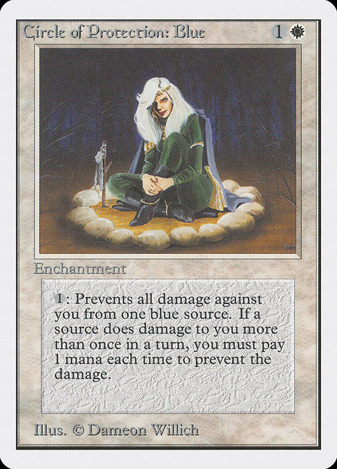 Circle of Protection: Blue - Unlimited Edition Common Card