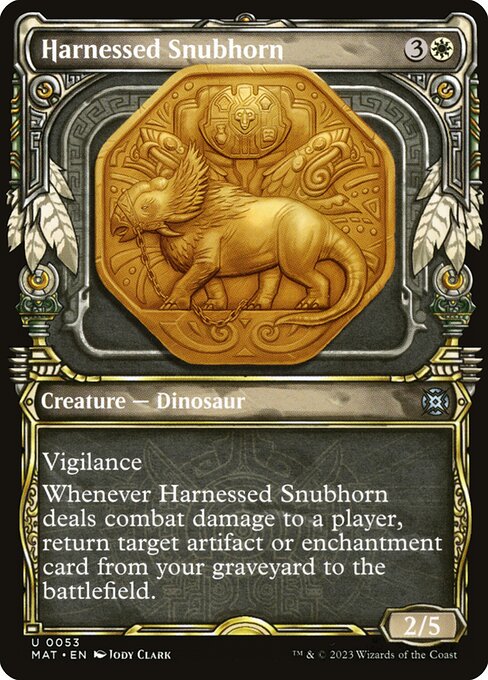 Harnessed Snubhorn - March of the Machine: The Aftermath Uncommon Card
