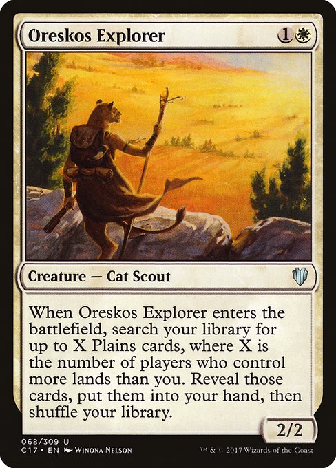 Oreskos Explorer - Commander 2017 Uncommon Card