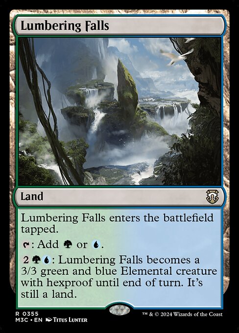 Lumbering Falls - Modern Horizons 3 Commander Rare Card