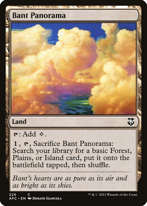 Bant Panorama - Forgotten Realms Commander Common Card