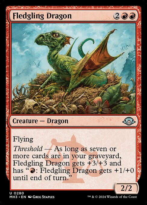 Fledgling Dragon - Modern Horizons 3 Uncommon Card