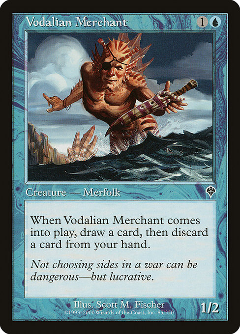 Vodalian Merchant - Invasion Common Card