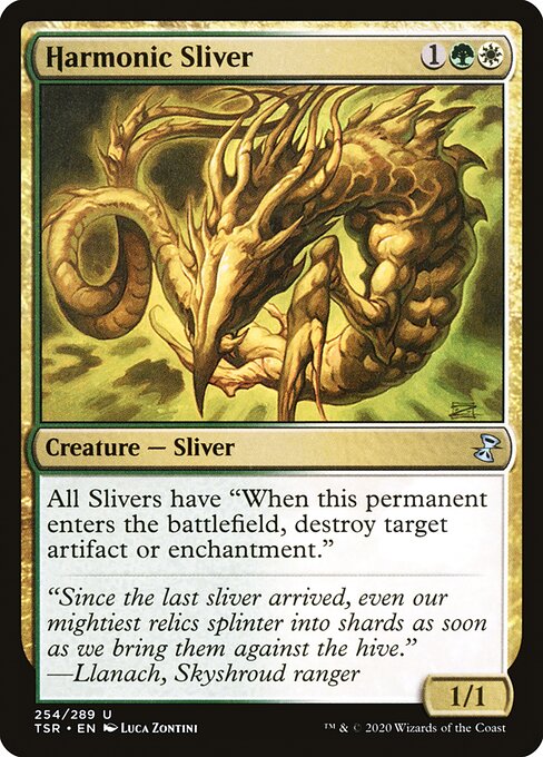 Harmonic Sliver - Time Spiral Remastered Uncommon Card
