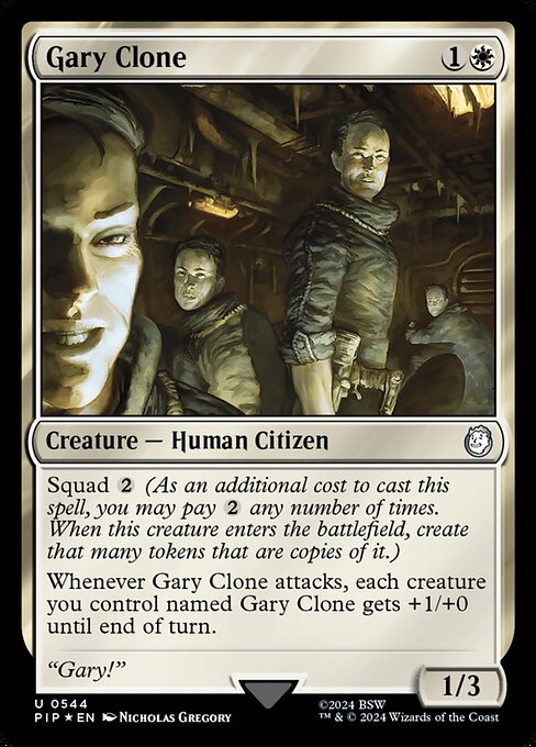 Gary Clone - Fallout Uncommon Card