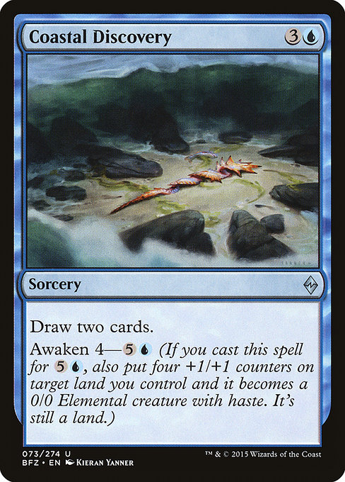 Coastal Discovery - Battle for Zendikar Uncommon Card
