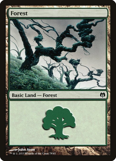 Forest - Duel Decks: Heroes vs. Monsters Common Card