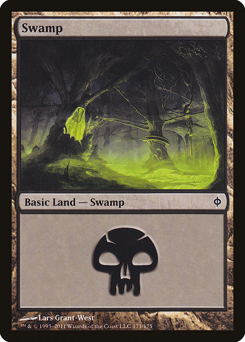 Swamp - New Phyrexia Common Card