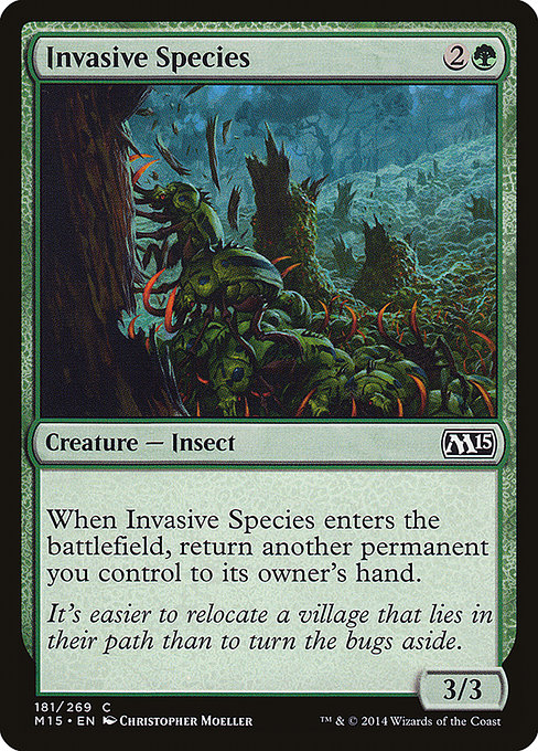 Invasive Species - Magic 2015 Common Card