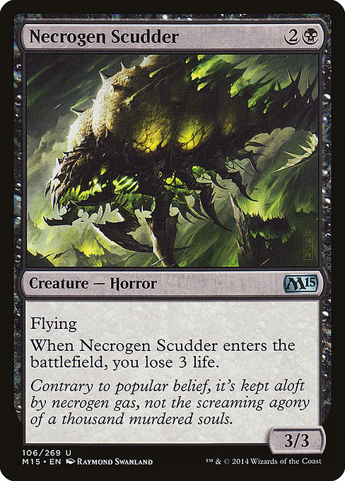 Necrogen Scudder - Magic 2015 Uncommon Card