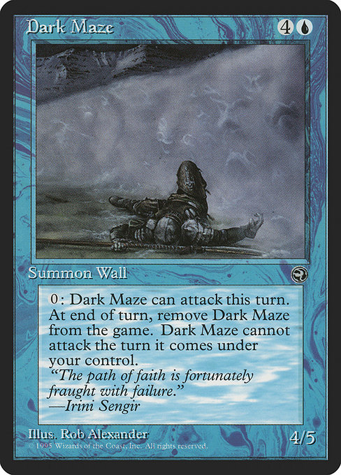 Dark Maze - Homelands Common Card