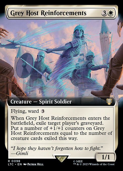 Grey Host Reinforcements - Tales of Middle-earth Commander Rare Card