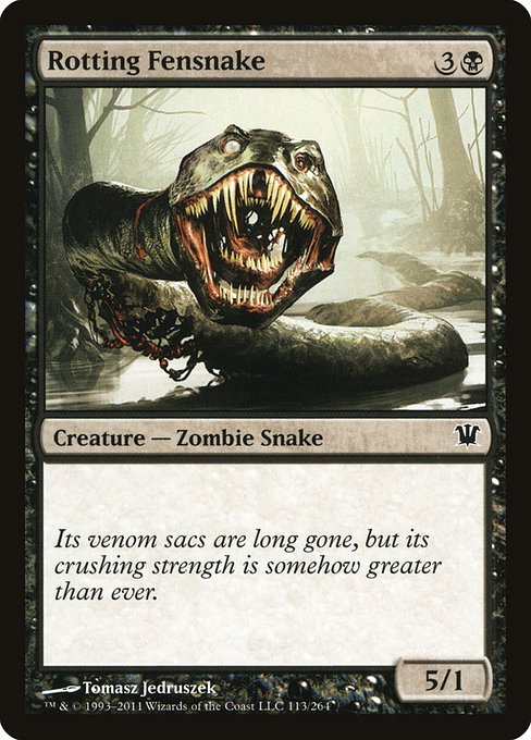 Rotting Fensnake - Innistrad Common Card