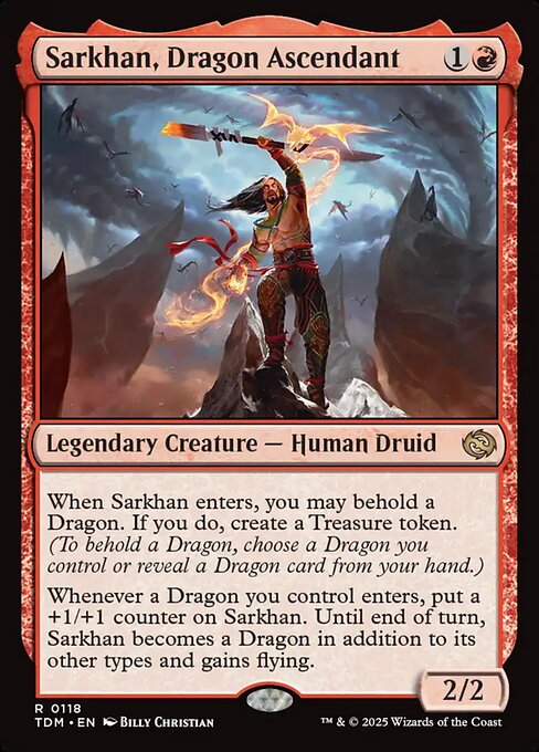Sarkhan, Dragon Ascendant - Tarkir: Dragonstorm Rare Card