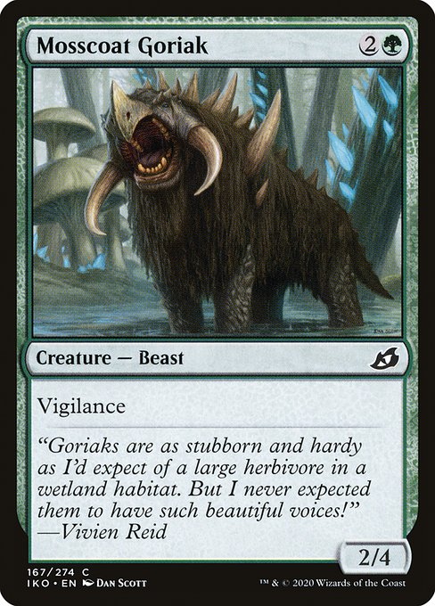 Mosscoat Goriak - Ikoria: Lair of Behemoths Common Card