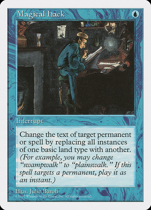 Magical Hack - Fifth Edition Rare Card