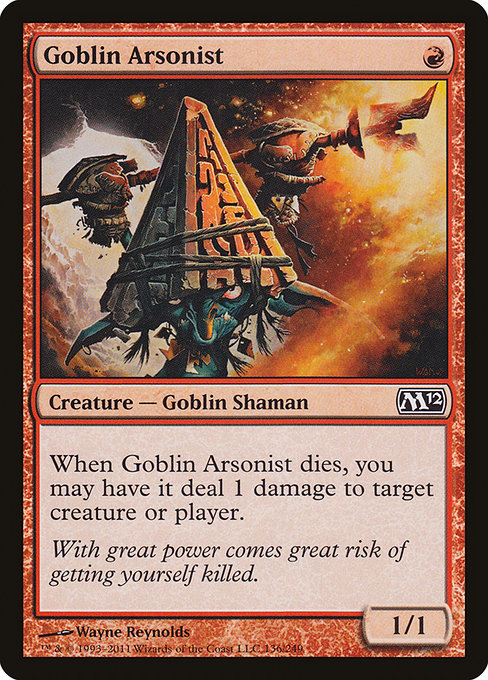 Goblin Arsonist - Magic 2012 Common Card