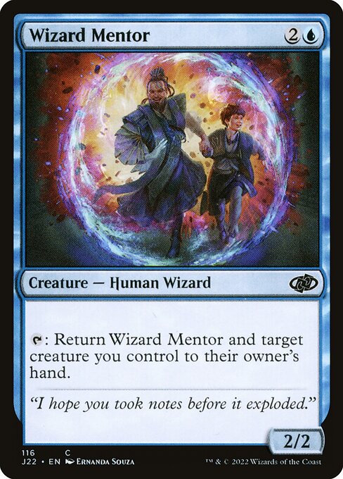Wizard Mentor - Jumpstart 2022 Common Card