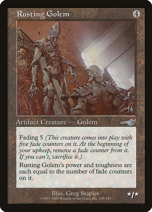 Rusting Golem - Nemesis Uncommon Card