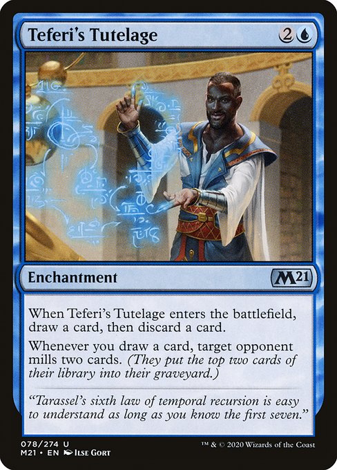 Teferi's Tutelage - Core Set 2021 Uncommon Card