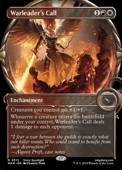 Warleader's Call - Murders at Karlov Manor Rare Card