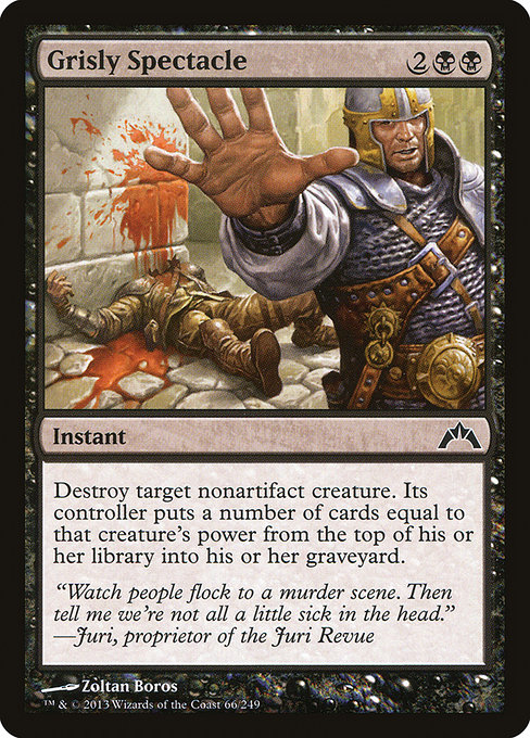 Grisly Spectacle - Gatecrash Common Card