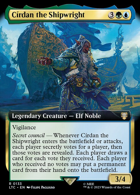 Círdan the Shipwright - Tales of Middle-earth Commander Rare Card