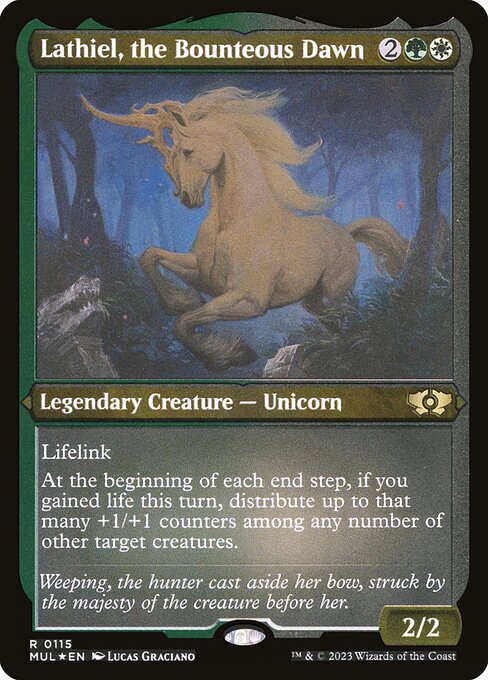 Lathiel, the Bounteous Dawn - Multiverse Legends Rare Card