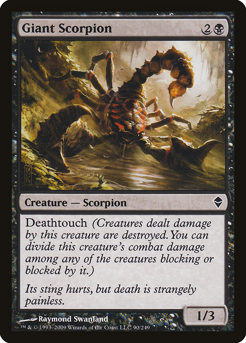 Giant Scorpion - Zendikar Common Card