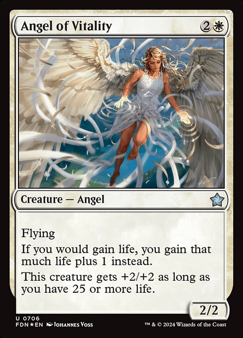 Angel of Vitality - Foundations Uncommon Card