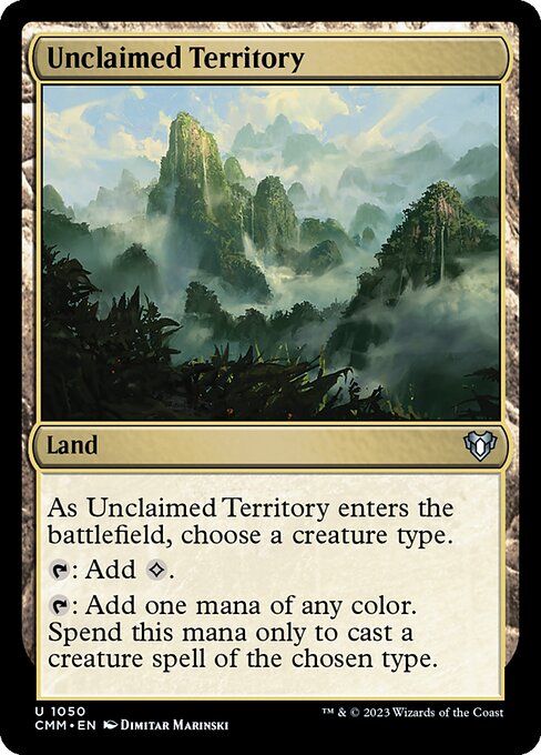 Unclaimed Territory - Commander Masters Uncommon Card