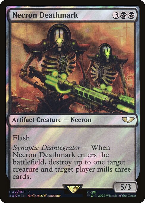 Necron Deathmark - Warhammer 40,000 Commander Rare Card