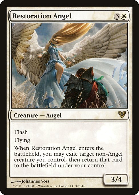 Restoration Angel - Avacyn Restored Rare Card