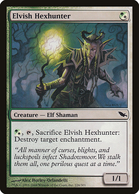 Elvish Hexhunter - Shadowmoor Common Card