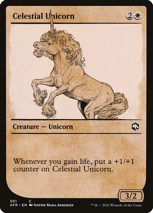 Celestial Unicorn - Adventures in the Forgotten Realms Common Card