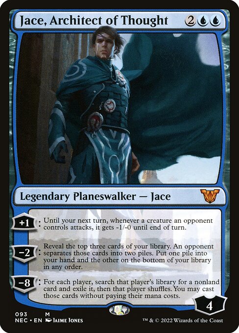 Jace, Architect of Thought - Neon Dynasty Commander Mythic Card