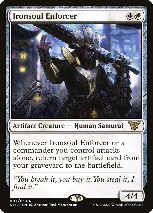 Ironsoul Enforcer - Neon Dynasty Commander Rare Card