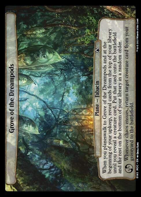 Grove of the Dreampods - March of the Machine Commander Common Card