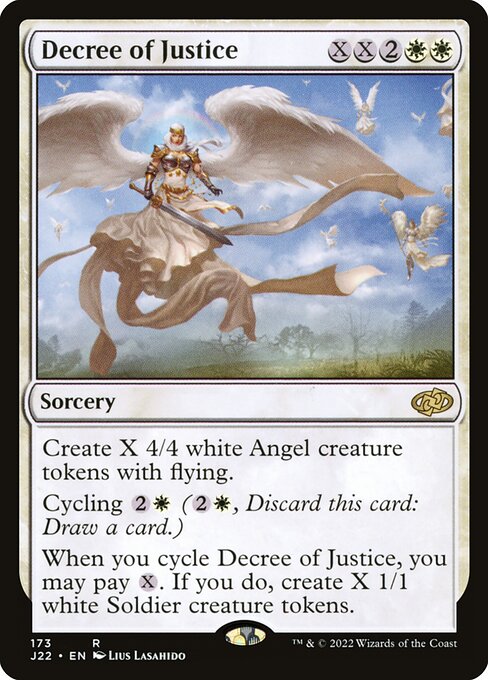 Decree of Justice - Jumpstart 2022 Rare Card