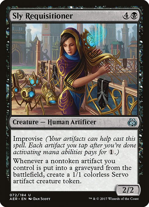 Sly Requisitioner - Aether Revolt Uncommon Card